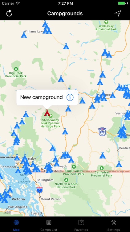 British Columbia – Campgrounds & RV Parks