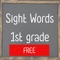 First grade sight words flashcards for learning reading and spelling