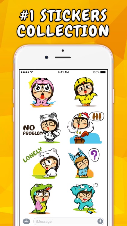 Role-playing Girl Stickers screenshot-4