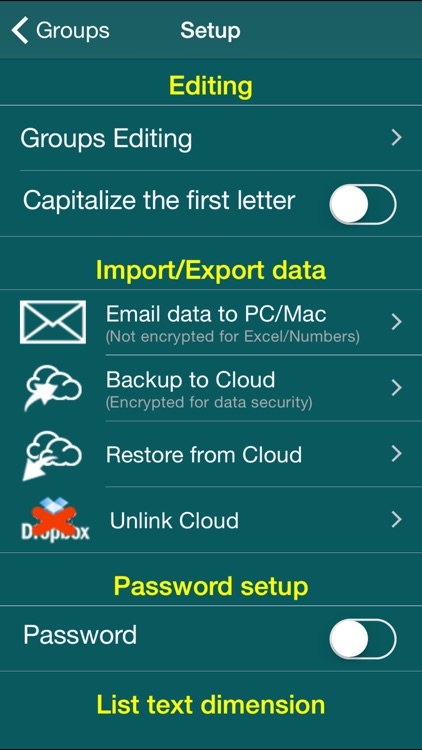 iDataSafe - password manager. screenshot-3