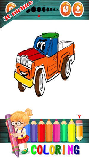 Vehicle Transport Coloring Pages For Girls and Boy(圖3)-速報App