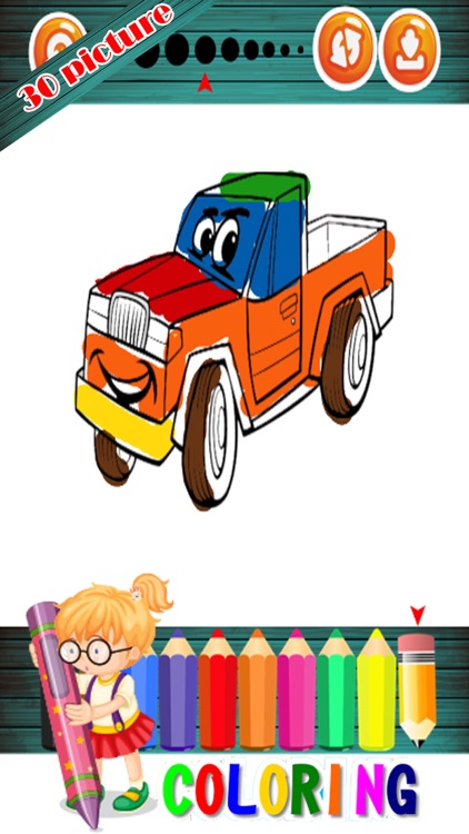 Vehicle Transport Coloring Pages For Girls and Boy