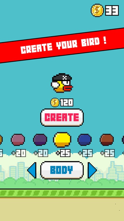 Flappy Ninja - Create Your Own Original Bird ! screenshot-4