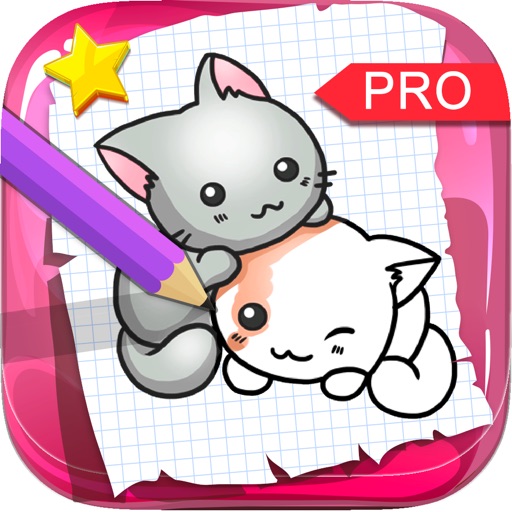 Draw The Cats & Kittens On Coloring Books Pro icon