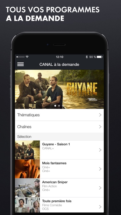 myCANAL - la TV by CANAL en direct et replay