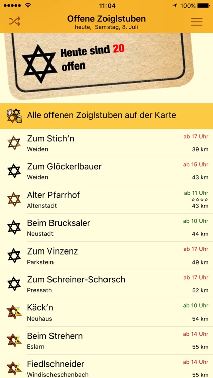Zoigl-Kalender