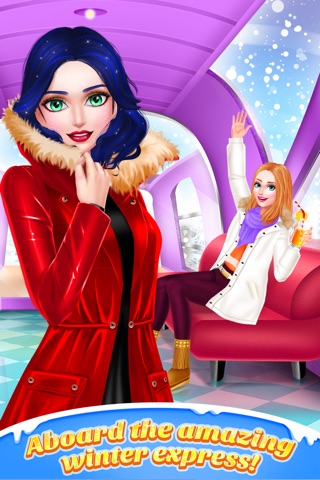 Winter Wonderland: BFF Train Holiday Spa & Salon screenshot 2