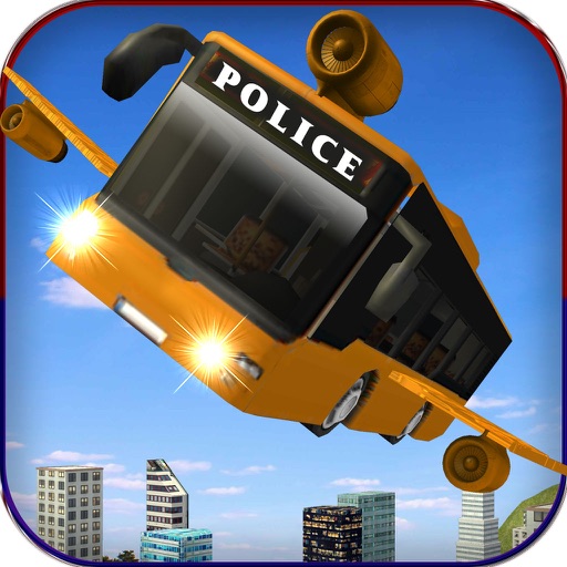 Police Flying Bus Simulator icon