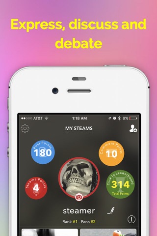 Steams - anonymous chat, share, date, video, text screenshot 4