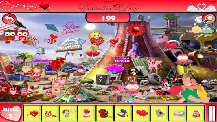 Free Hidden Objects:Valentine City Mania