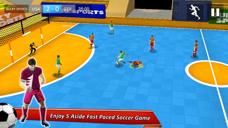 Indoor Soccer 17: Play Futsal football in arena 3D screenshot-4
