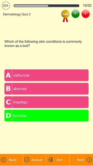 Nursing : Dermatology Quiz(圖3)-速報App