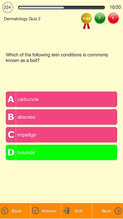 Nursing : Dermatology Quiz