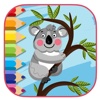 Kids Coloring Book Game Koala Bear