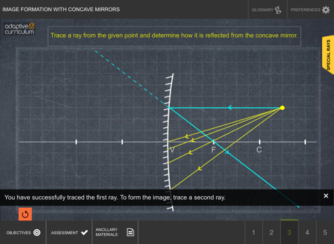 Img Formation w Concave Mirror screenshot 3