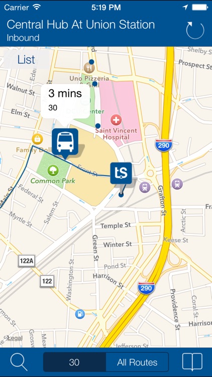Transit Stop: WRTA Bus Tracker
