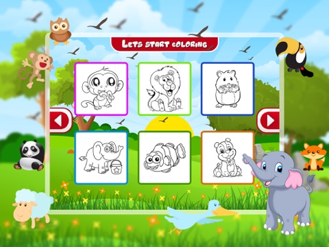 The Animals Coloring Book For Kids screenshot 3