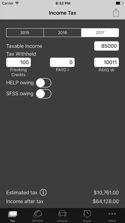 my Tax – Income Tax Calculator with ATO Rates