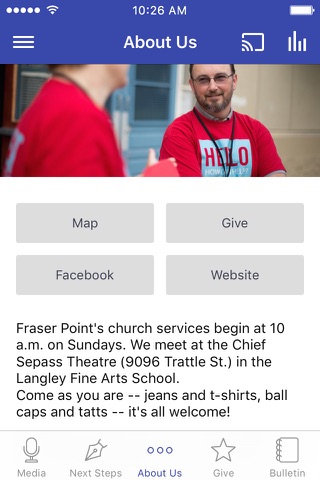 Fraser Point Church screenshot 2