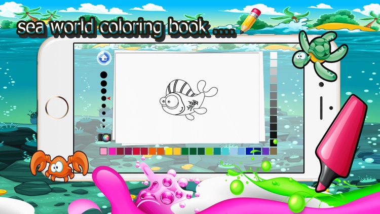 sea world coloring book