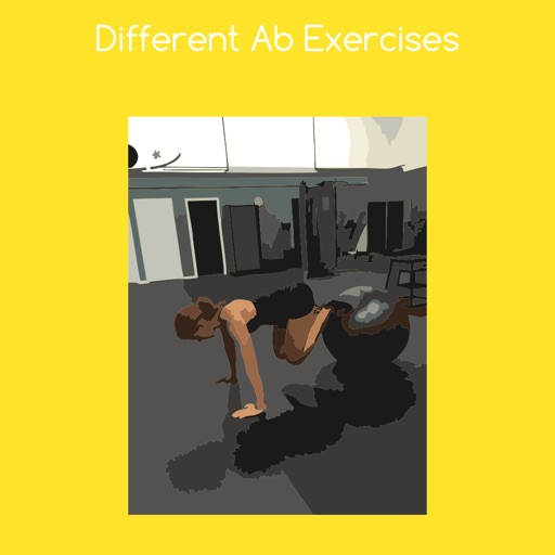 Different ab exercises icon