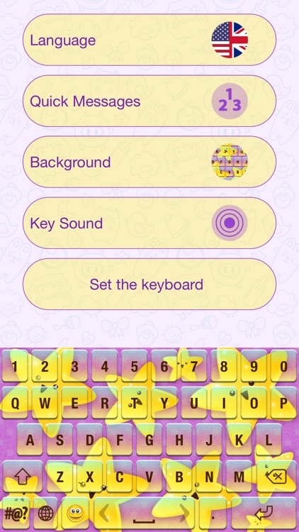 Cute Cartoon Color Keyboard Themes Emoji & Layout screenshot-4