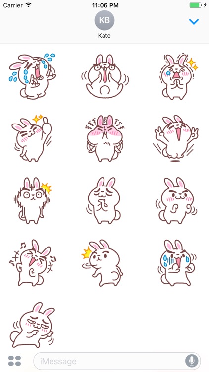 Lill The Funny In Love Bunny Sticker Vol 1