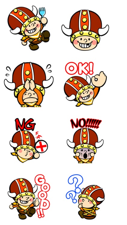 Little Viking Stickers