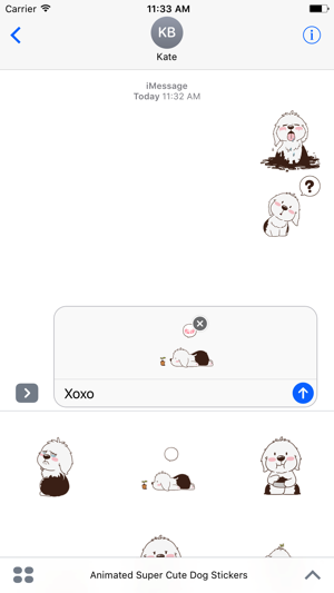 Animated Super Cute Dog Stickers(圖3)-速報App