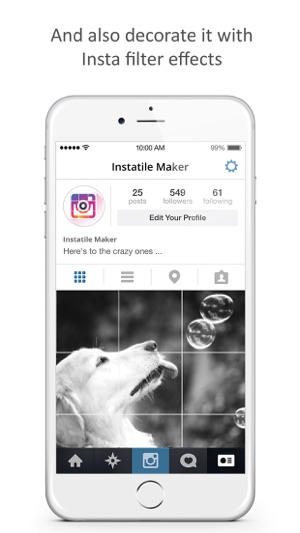 IG Tile Maker: Grid Filtered Banner for Instagram(圖2)-速報App