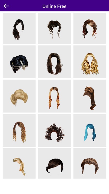 Woman Hair Style Photo Booth