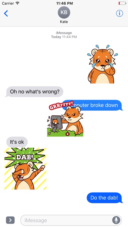 Little TIGEr Animated Stickers