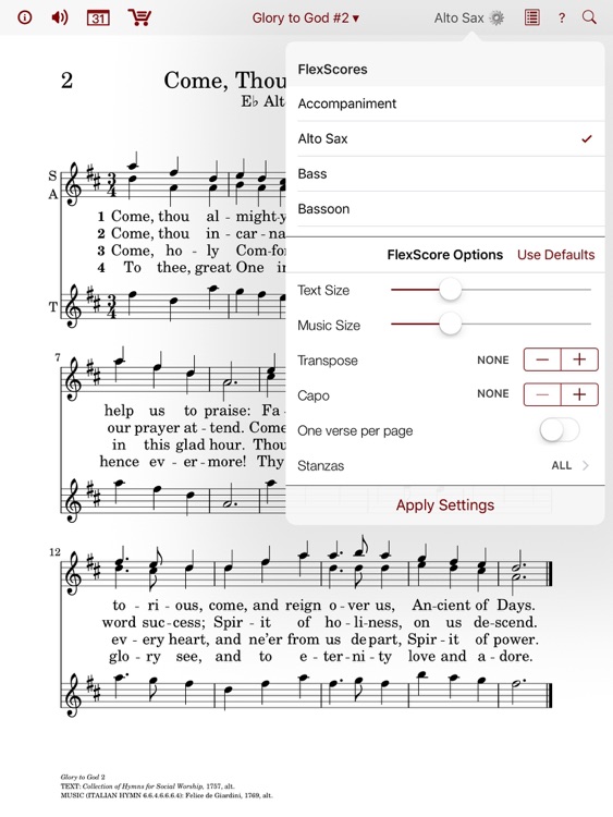 Glory to God: Hymns, Psalms, & Spiritual Songs screenshot-3