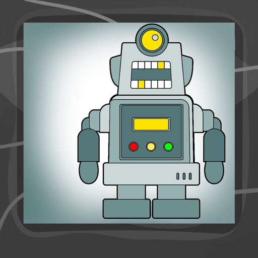 Robot Coloring Book App icon
