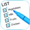 "Quick and easy way to create personal task lists and manage your plans