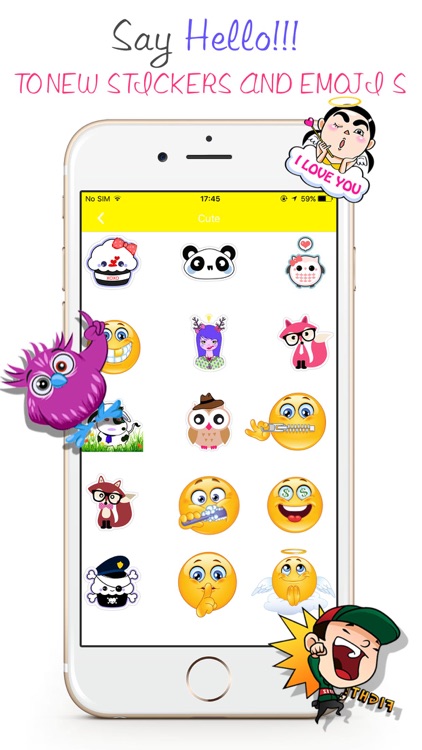 Stickers Emoji For WeChat -Avatar GIF & Fancy Text