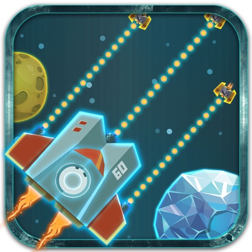 Space Attack Shoot the enemy to Defend your Ship Icon
