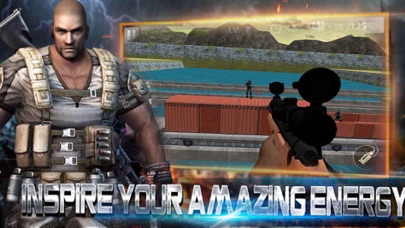 Counter Sniper Train Attack 3D screenshot 2
