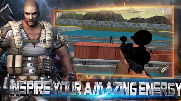 Counter Sniper Train Attack 3D