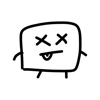 Funny Face Box sticker - emojis & photo stickers