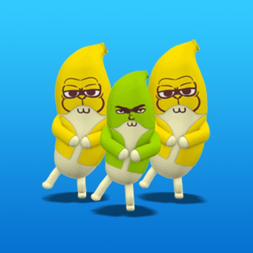 Animated Athlete Banana Sticker 2