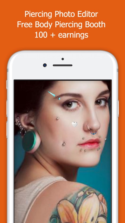 Piercing Photo Editor - Free Body Piercing Booth