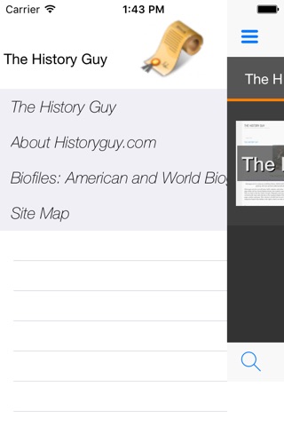 The Historyguy.com  Mobile App screenshot 3