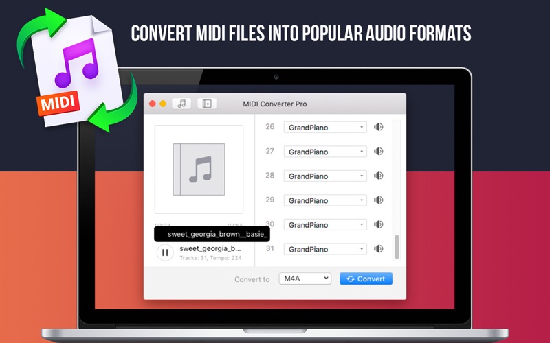 MIDI Converter - Change And Convert thumbnail 1