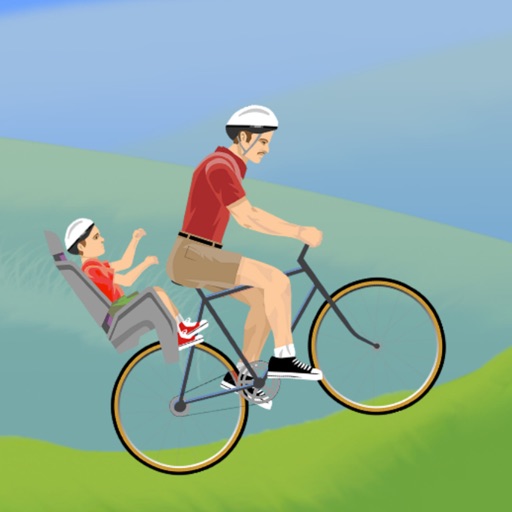 Happy on The Wheels For Happy Wheels Bike Racing by Simon