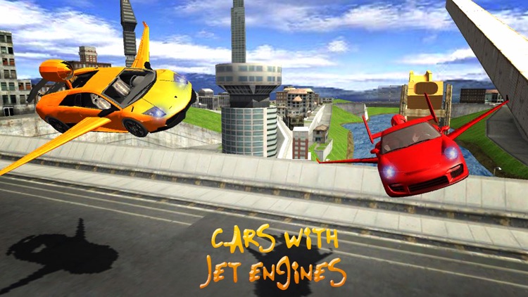 Flying Jet Cars: Extreme Supercars Robots