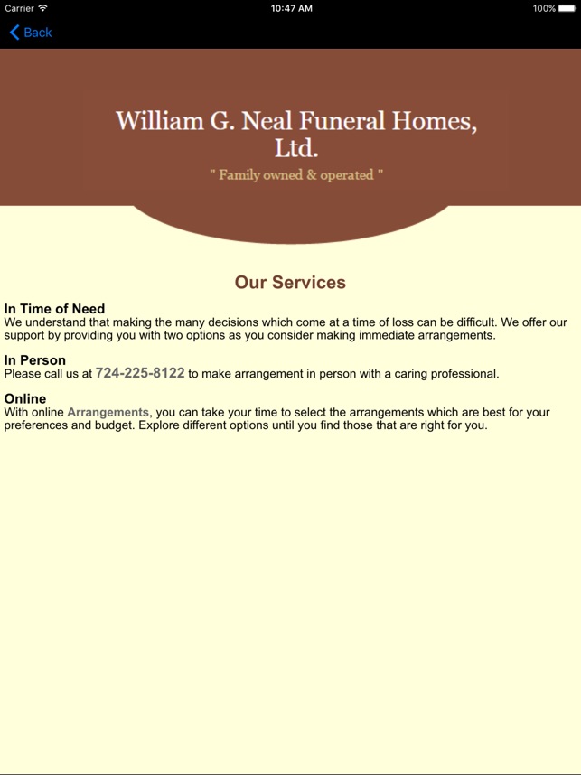 Neal Funeral Homes HD(圖4)-速報App