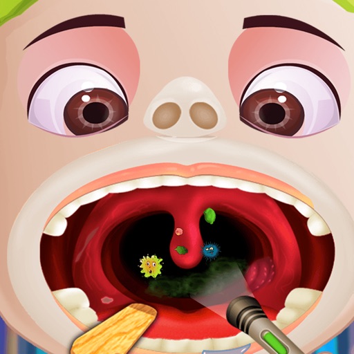 Crazy kids Throat Doctor - free kids doctor games Icon