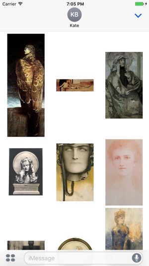 Fernand Khnopff Artworks Stickers(圖2)-速報App