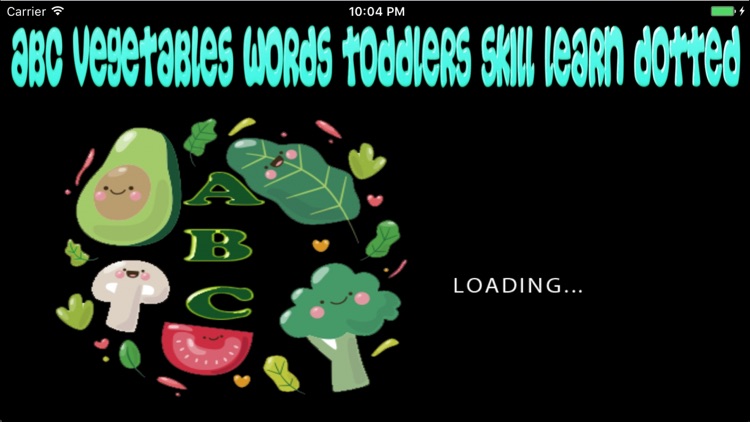 ABC Vegetables Words Toddlers Skill Learn Dotted screenshot-4